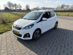 Peugeot 108 1.0 e-VTi Active 2017 AUTOMAAT, Auto's, Gebruikt, Euro 6, 4 stoelen, Wit