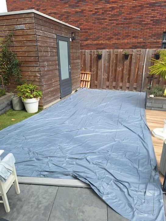 Kuip grondzeil voor kamperen 3x6m met opblaasbare randen, Caravans en Kamperen, Kampeeraccessoires, Nieuw, Ophalen of Verzenden