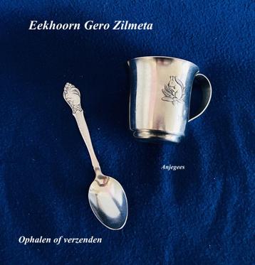 Verzenden kan EEKHOORN Gero Zilmeta beker + lepel rvs beschikbaar voor biedingen