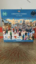 Gibson kerst puzzel 1000 stukjes, Hobby en Vrije tijd, Denksport en Puzzels, Ophalen, 500 t/m 1500 stukjes, Zo goed als nieuw