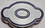 Engels zilver en emaille doos MINT CONDITIE topstuk, Verzenden, Zilver