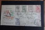FDC voorloper kind 1949 2x Breel, Postzegels en Munten, Postzegels | Eerstedagenveloppen, Ophalen of Verzenden, Beschreven, Nederland