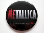 METALLICA xxl button speld 9.5 cm bb23 zie svp beschrijving, Verzenden, Nieuw, Overige typen