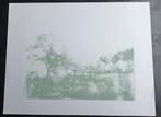 Jan Henkel Litho - Landschap 1977, Ophalen of Verzenden