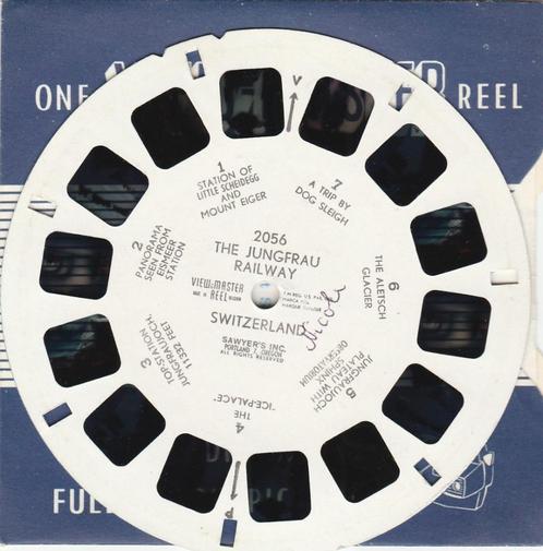 view master 2056 JUNGFRAU RAILWAY ZWITSERLAND viewmaster, Antiek en Kunst, Antiek | Speelgoed, Ophalen of Verzenden