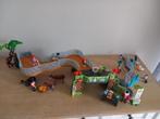 Playmobil dierentuin met apen, okapi's,pinguïns ed, Ophalen of Verzenden, Zo goed als nieuw, Complete set
