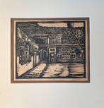 Houtsnede gesigneerd, Ophalen of Verzenden