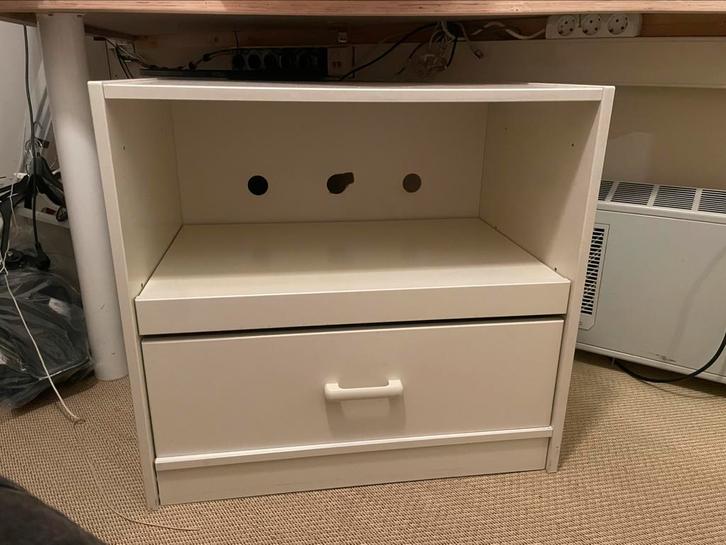 TV kast of stereomeubel 63,5x60x41 cm kleur roomwit, Huis en Inrichting, Kasten | Overige, Zo goed als nieuw, Ophalen