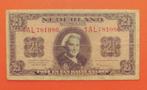 Muntbiljet 2,5 gulden 1945 Wilhelmina, cat. PL16.c1 / 15-1f, Verzenden, 2½ gulden, Los biljet