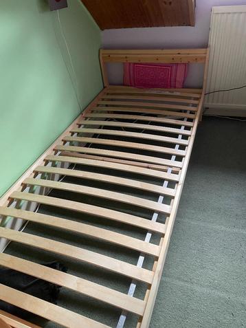 Ikea bed Neiden, lattenbodem Luröy, matras Agotnes zgan beschikbaar voor biedingen