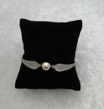 Armband zwerkbal gouden snaai zilver/goudkleur, Verzenden, Nieuw, Overige typen