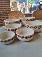 Set van 6 vintage schalen, Huis en Inrichting, Woonaccessoires | Schalen en Manden, Gebruikt, Porselein of Keramiek, Schaal, Verzenden