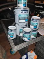 Sikkens 9016 zijdeglans nieuw waterbasis, Ophalen of Verzenden, Nieuw, Wit, Verf