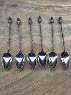 Zilver 2e gehalte setje likeur lepeltjes 6x., Ophalen of Verzenden, Zilver