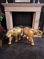 Set van 2 grote gouden olifanten, Ophalen