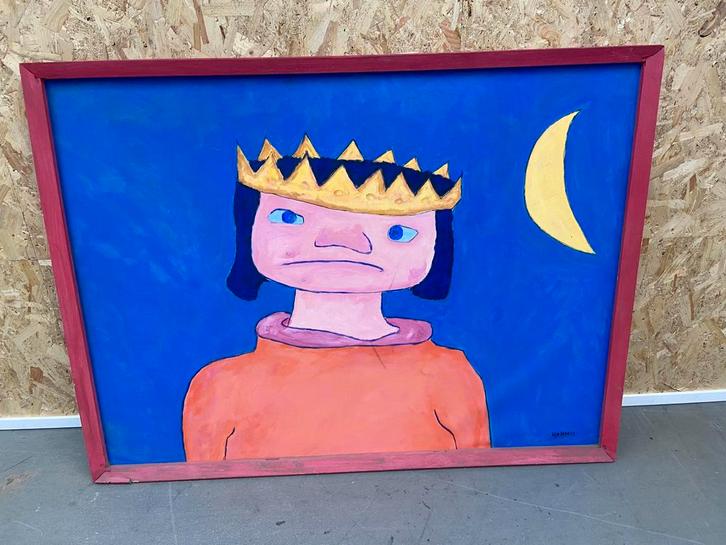 Schilderijen van Hannis te koop!, Antiek en Kunst, Kunst | Schilderijen | Modern, Ophalen of Verzenden