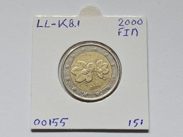2-euromunt Finland (FIN) 2000 Koers LL-K8.1 beschikbaar voor biedingen