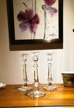 3 kandelaars, Overige materialen, Ophalen of Verzenden, Zo goed als nieuw, Kandelaar