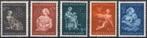 Nederland 1944 - nvph 423-427 - Winterhulp - Volksdienst pfr, Postzegels en Munten, Postzegels | Nederland, Ophalen of Verzenden