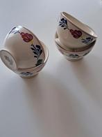 4 Boerenbont Kommen Aardewerk - Zo Goed Als Nieuw, Ophalen