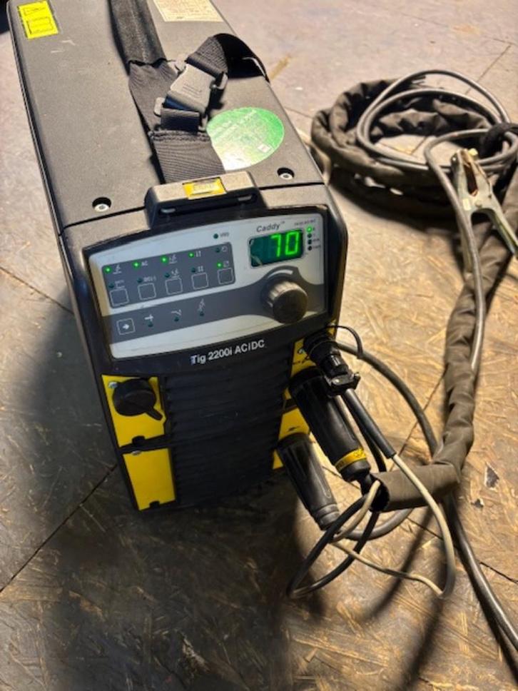 esab tig ac / dc, Doe-het-zelf en Verbouw, Gereedschap | Lasapparaten, Zo goed als nieuw, Tig, 150 tot 250 ampère, Ophalen