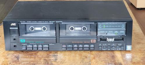Cassettedeck JVC KDW11ONE, Audio, Tv en Foto, Cassettedecks, Dubbel, JVC, Auto-reverse, Tiptoetsen, High speed dubbing, Tape counter