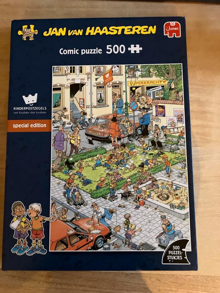 Jan van Haasteren - Kinderpostzegels Special Edition- Puzzel, Hobby en Vrije tijd, Denksport en Puzzels, Zo goed als nieuw, Legpuzzel