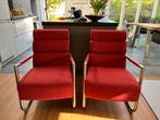 Xooon luzern fauteuils rood, Stof, 75 tot 100 cm, Zo goed als nieuw, Ophalen