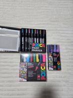 3 Nieuwe Posca Stiften Sets Formaat PC5M, Overige typen, Nieuw, ..., Ophalen of Verzenden