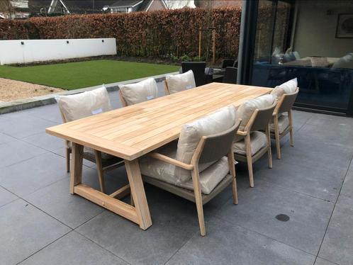 4 Seasons Outdoor Julia Low Dining set Tuinset Eetset, Tuin en Terras, Tuinmeubel-accessoires, Nieuw, Verzenden
