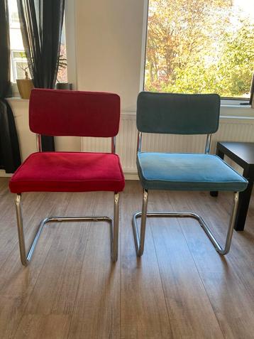 Retro Corduroy Stoelen - Set van 2 - Reserved beschikbaar voor biedingen