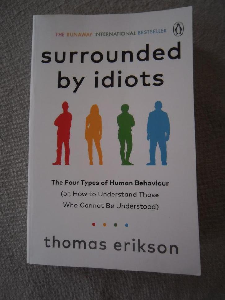 surrounded by idiots Thomas Erikson, Boeken, Psychologie, Gelezen, Ophalen of Verzenden