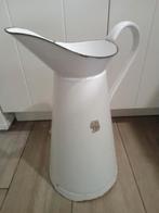 Prachtige Franse waterkan, antiek emaile,groot,+/- 40, Gebruikt, Overige kleuren, Ophalen of Verzenden, Glas