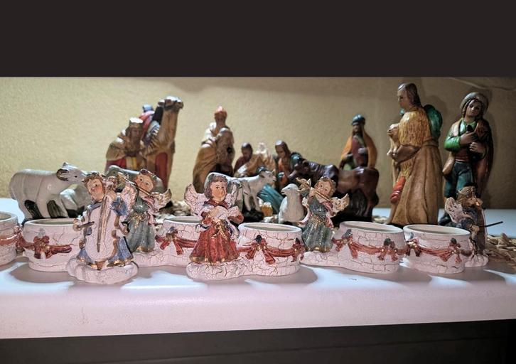 Kerstgroep, Antiek en Kunst, Kunst | Beelden en Houtsnijwerken, Ophalen