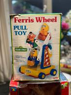 Vintage Sesamstraat Ferris Wheel Trekpop in Doos, Ophalen of Verzenden