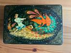Te koop Russisch Palekh lakdookje Zhar Vogel 499 euro, Antiek en Kunst, Curiosa en Brocante, Ophalen of Verzenden