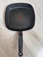 Tefal Grillpan - Gebruikt, Gebruikt, Inductieplaat, Aluminium, Ophalen of Verzenden