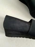 J466 Gabor maat 37,5 / G lereninstappers schoenen leer blauw, Kleding | Dames, Schoenen, Blauw, Instappers, Gabor, Ophalen of Verzenden