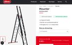 Gebruikte Altrex mounter  reform 3 x 10  professioneel, Doe-het-zelf en Verbouw, Ladders en Trappen, Ophalen, Gebruikt, Opvouwbaar of Inschuifbaar