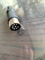 DIN male stekker 8 pins x 9 pc., Ophalen of Verzenden, Zo goed als nieuw, Apparatuur