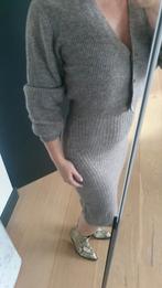 Nieuw jurk met bolero vest H&M grijs taupe, Nieuw, Grijs, Ophalen of Verzenden, Maat 36 (S)