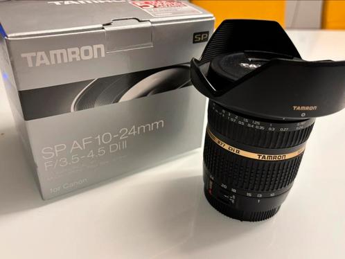 Tamron SP AF10-24mm F/3.5-4.5 Di II | Canon, Audio, Tv en Foto, Fotografie | Lenzen en Objectieven, Zo goed als nieuw, Groothoeklens