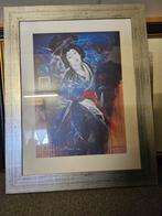 Japans, Ophalen of Verzenden, Minder dan 50 cm, Schilderij, Minder dan 50 cm