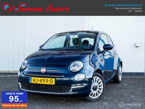 Fiat 500 0.9 TwinAir Turbo Lounge|Navi|Airco|Pano.dak|Isofix, Auto's, Fiat, Bedrijf, Te koop, ABS, Airbags, Airconditioning, Alarm