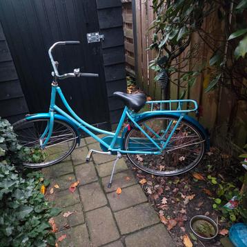Blauwe 26 inch fiets met terugtraprem beschikbaar voor biedingen