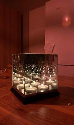 Nieuwe Infinity Lightcube voor 4 theelichtjes, Huis en Inrichting, Woonaccessoires | Kandelaars en Kaarsen, Nieuw, Minder dan 25 cm