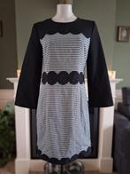 Caroline Biss jurk nieuw zwart wit schulp jurk 38 Gratis V., Maat 38/40 (M), Verzenden, Zwart, Nieuw