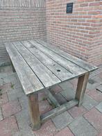 Houten Tuintafel en Tuinbank Set, Ophalen, Gebruikt, Rechthoekig, Hout