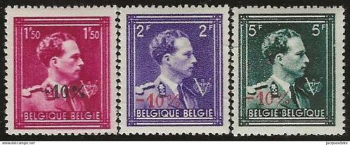 724 R tot 724 T - Koning Leopold III – 1946 – postfris XXX, Postzegels en Munten, Postzegels | Europa | België, Postfris, Orginele gom