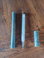 Antieke weck thermometer, Huis en Inrichting, Ophalen of Verzenden, Gebruikt, Glas